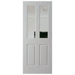 Hume Doors 1980 x 910 x 35mm Oak-G Woodgrain  Interior Door Glazed Clear