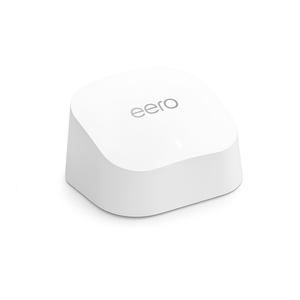 Amazon eero 6. Mesh Wi-Fi 6 Router or Extender. Fast 900 Mbps Wi-fi for 1-2 Bedroom Homes. 1 Pack.