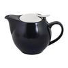 Bevande Teapot Raven 350ml 6 Pack Ceramic Tea Pot Matte Black Finish
