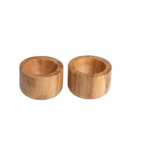 2pc Euroline 5cm Boiled Egg Cups Serving Set - Natural