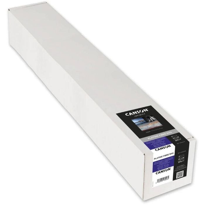 Canson Platine Fibre Rag 310gsm 1118mm X 12m