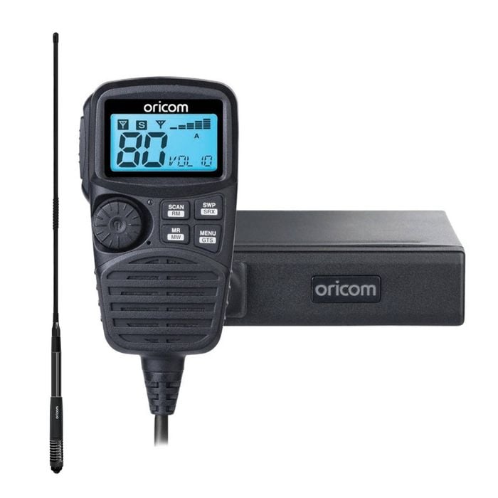 Oricom Uhf350dr Dual Receive Controller Speaker Microphone Radio And Anu240 6.5dbi Uhf Cb Antenna (uhf350dra)