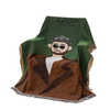 Anyhouz Throw Blanket Brown  Human Camping Mat 130x180cm