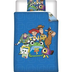 Disney Pixar Toy Story 5 Kids PolyCotton Quilt Cover Set - Single Bed Size