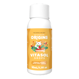 Vetafarm Origins Vitasol Drops Small Animal Liquid Mutivitamins 50ml