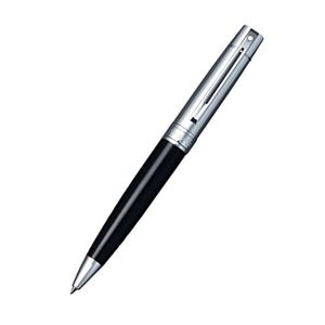 300 Glossy Black/Chrome Cap/Chrome Plated Pen (Ballpoint)