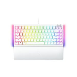 Razer Black Widow V4 75% Hot-swappable Mechanical Keyboard - White [rz03-05001700-r3m1]