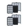 2PK CleanUp Replacement Filter Set Allergen For Sauber & Hoover Bagged Vacuums