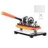 VEVOR Leather Cutting Machine Black Dual Guide Shafts for Various of Materials