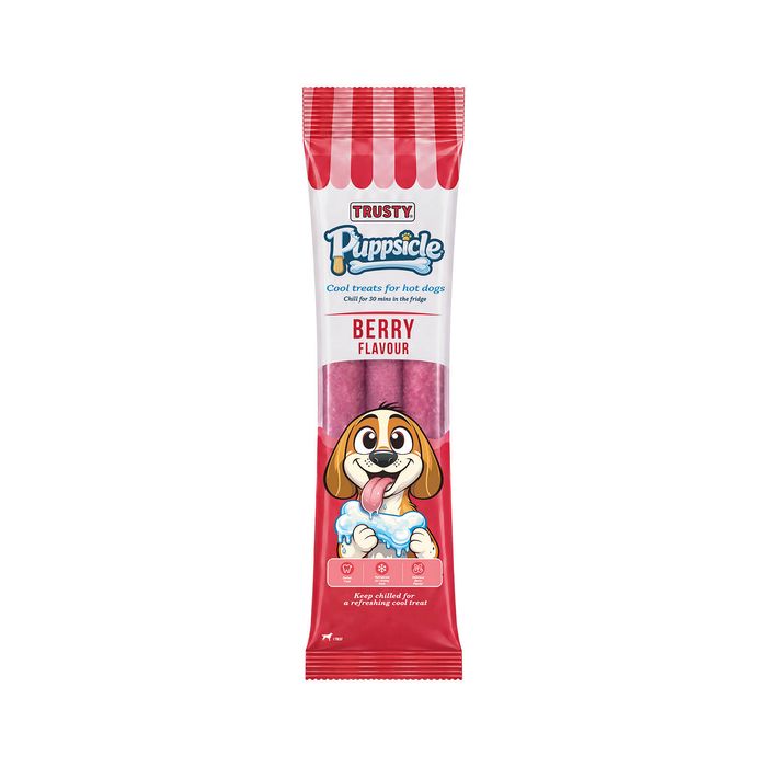 Trusty Berry Flavour Puppsicle Dog Chew