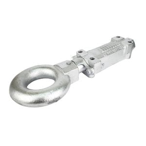 Sunrise 75mm Override Caravan Trailer Ring Coupling 2000kg Zinc Finish - Rcorc