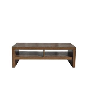 Otes Green Wendy Wooden Rectangular Coffee Table W/ Open Shelf - Antique Oak