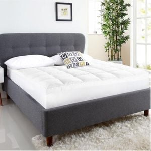 Luxor Single 1000GSM Bamboo Fibre Pillowtop Mattress Topper