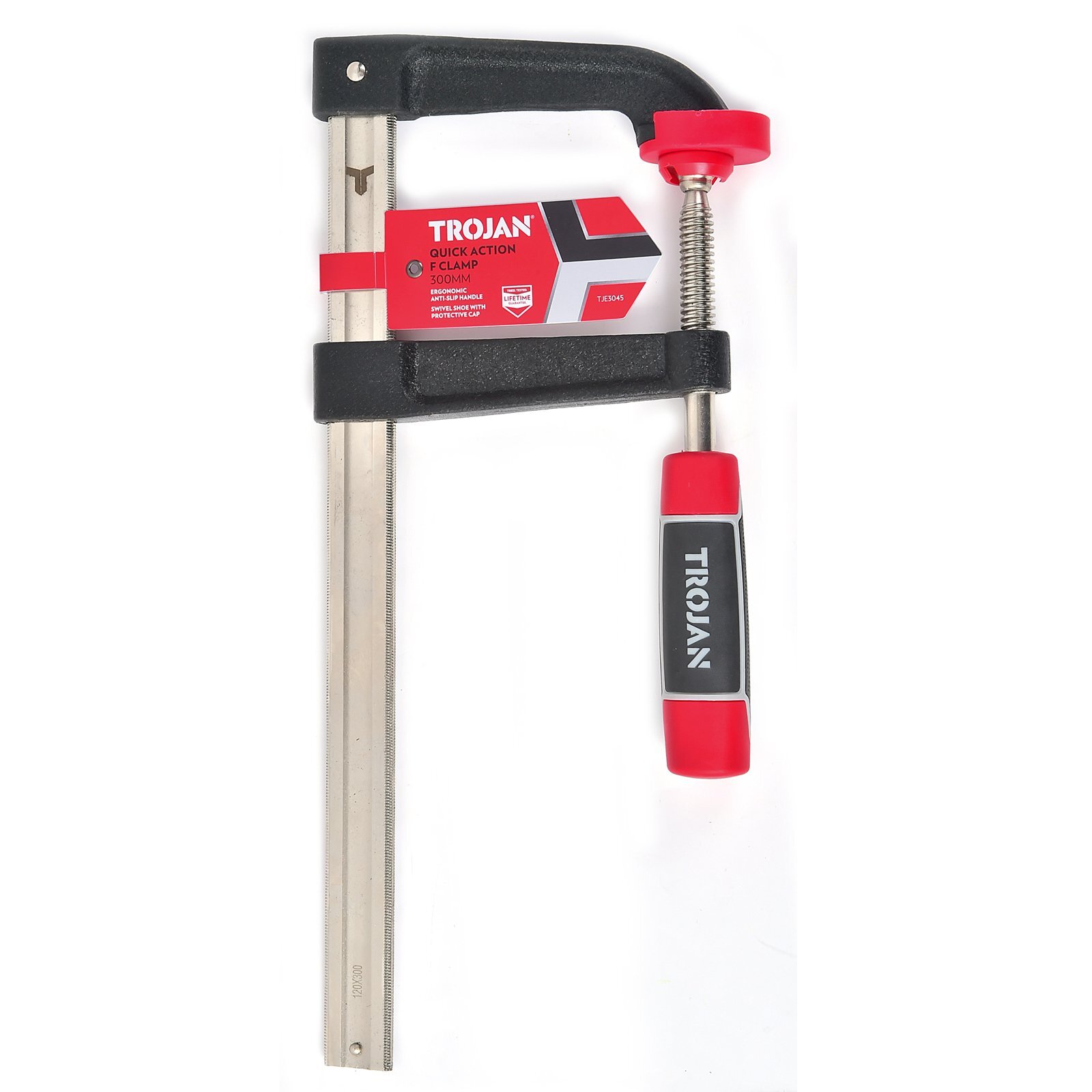 Trojan 250 x 120mm Quick Action F Clamp thumbnail 2