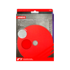 Jasco 125mm Red Soft Polishing Hook And Loop Foam Polishing Pad