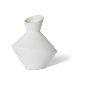 E Style Elena 20cm Ceramic Flower Vase Decor - Off White