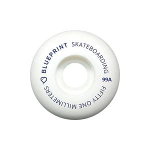 Blue Print Mini Heart 99A Durometer High Rebound Skateboard Wheel Diameter 51MM
