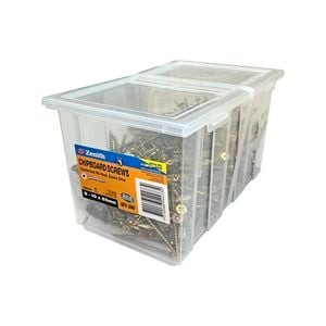 Zenith 8G x 65mm Gold Passivated Square Drive Chipboard Screw - 500 Pack
