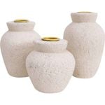 3pc LVD Cement Candle Holders Set Home/Lounge Decor Urn