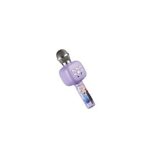 Disney Frozen Handheld Karaoke Microphone Bluetooth Mic With Speaker Micro Sd Flash Drive