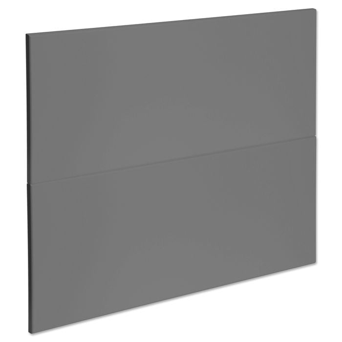 Kaboodle 900mm Smoked Grey Modern 2 Drawer Panels