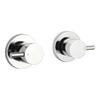 Mondella Resonance Chrome 1/4 Turn Pin Lever Wall Top Assembly