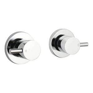Mondella Chrome Resonance 1/4 Turn Pin Lever Wall Top Assembly