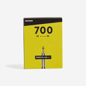 Decathlon | 700x23/32 48 Mm Presta Valve Inner Tube - One Size