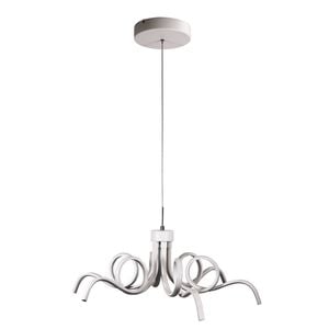 Oriel Lighting Noodle Tricolour LED Pendant Light White 70cm