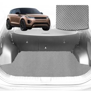 6D Diamond Car Boot Mat for Land Rover Range Rover Evoque L5512018-Current-Cargo Mat-Grey-Outback GT