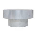 Pacific Air 100mm Galvanised Steel Gas Cowl