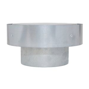 Pacific Air 100mm Galvanised Steel Gas Cowl