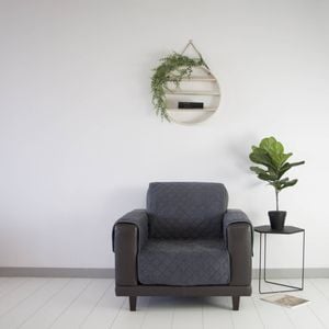 Custom Fit 1-Seater Sofa Cover Protector Slate