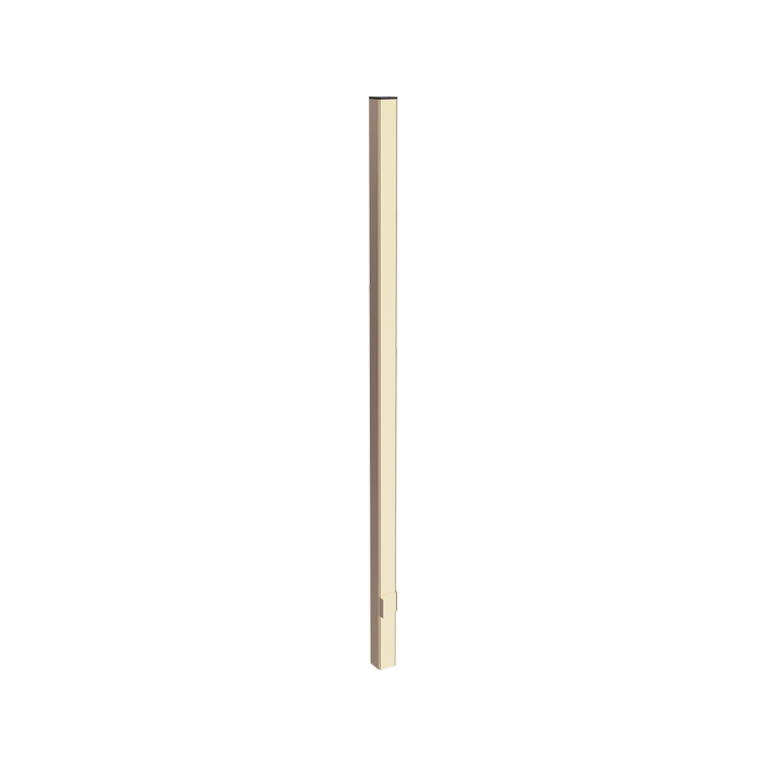 ProtectorAl 50 x 50 x 1400mm Primrose Aluminium In-Ground Garden Post With Cap