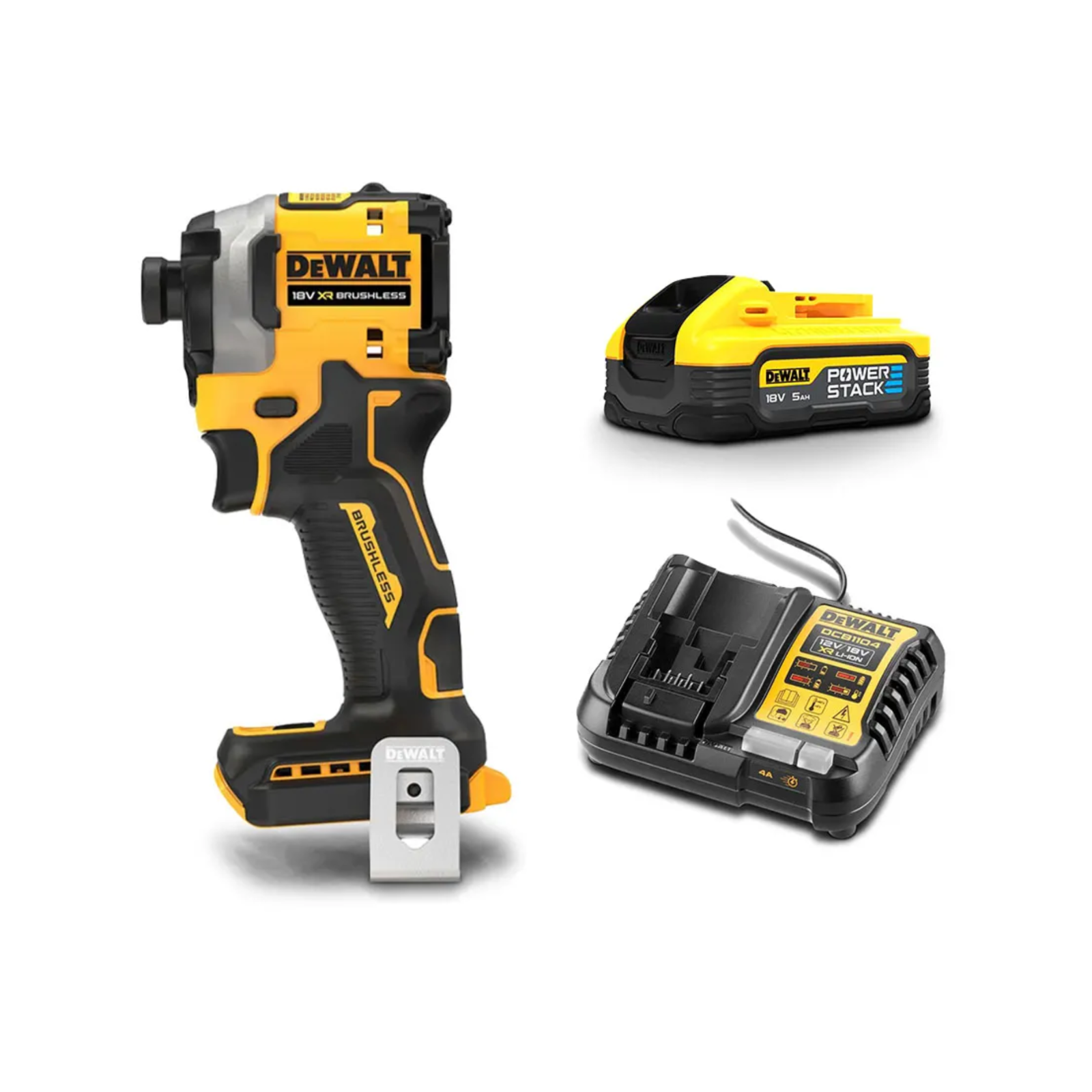 DeWALT 18V Cordless Impact Driver 5.0AH POWERSTACK Kit product image