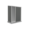 Absco Sheds 1.52 x 0.78 x 1.95m Woodland Grey Ezislider Single Sliding Door Garden Shed