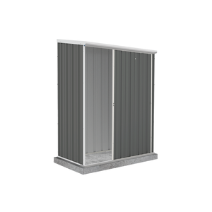 Absco Sheds 1.52 x 0.78 x 1.95m Woodland Grey Ezislider Single Sliding Door Garden Shed