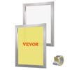 VEVOR Screen Printing Kit White 2 Pieces Aluminum Silk Frames with 230 Count Mesh