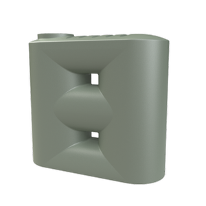 Melro Tanks 3510L Rivergum Poly Slimline Water Tank