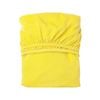 CottonMore Soft Jersey PolyCotton Yellow Coloured Fitted Sheet Queen Size