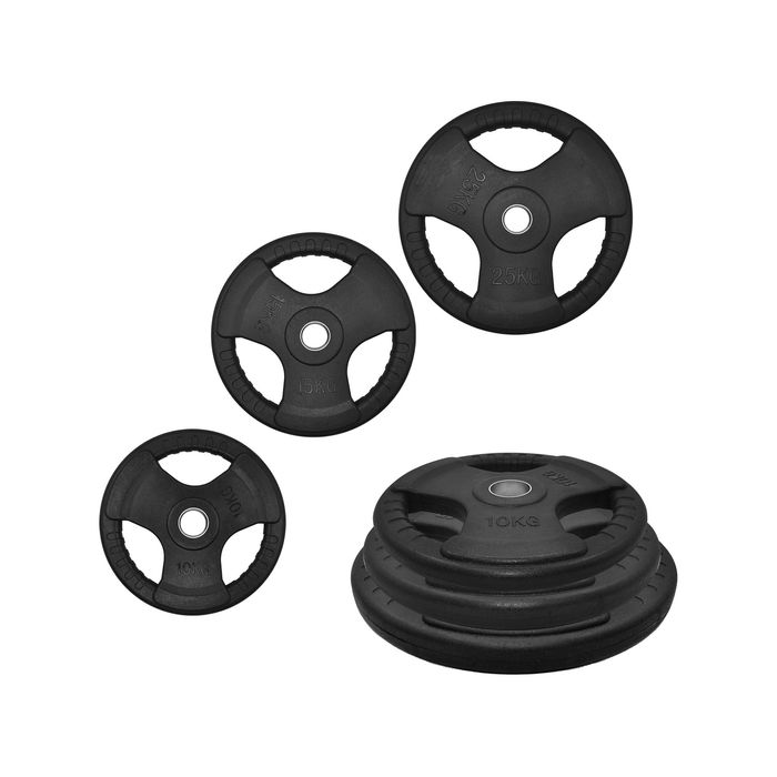 100kg Olympic Weight Plate - 10kg x 2+ 15kg x 2+ 25kg x 2