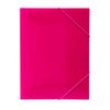 Marbig A4 Brights Soft Touch Document Wallet (Pink)