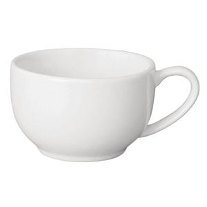 Olympia Cafe Coffee Cup White 230ml 8oz Stoneware 12 Pack