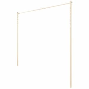 Austral 3.3m Classic Cream Fold Down Clothesline Accessory Ground Mount Kit