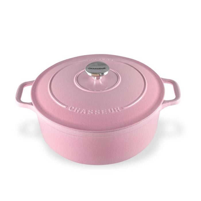 Enamelled Cast Iron Round French Oven /4l Cherry Blossom 27.5x27.5x15.5cm Pink Chasseur