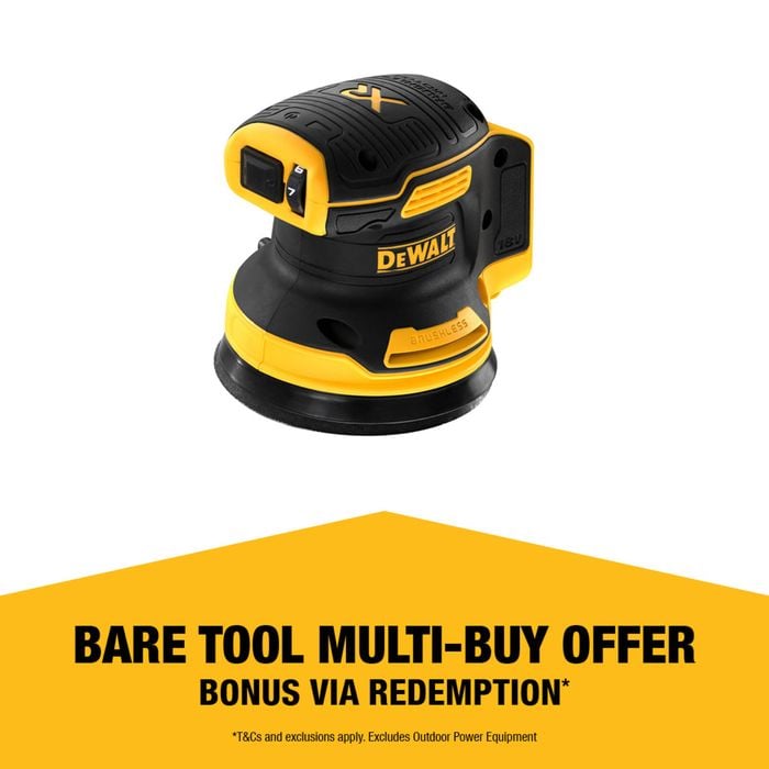 DeWALT 18V 125mm XR Random Orbital Sander - Skin Only