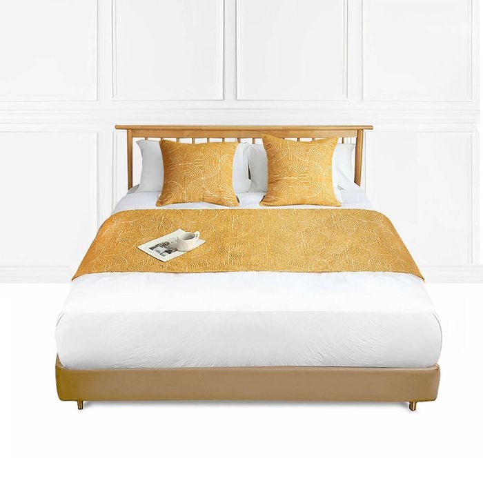 SOGA 1.8m 3D Arched Vintage Bed Runner Set of 3