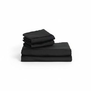2000TC Ultra Soft King Fitted Sheet Set with Deep Pocket & Pillow Cases