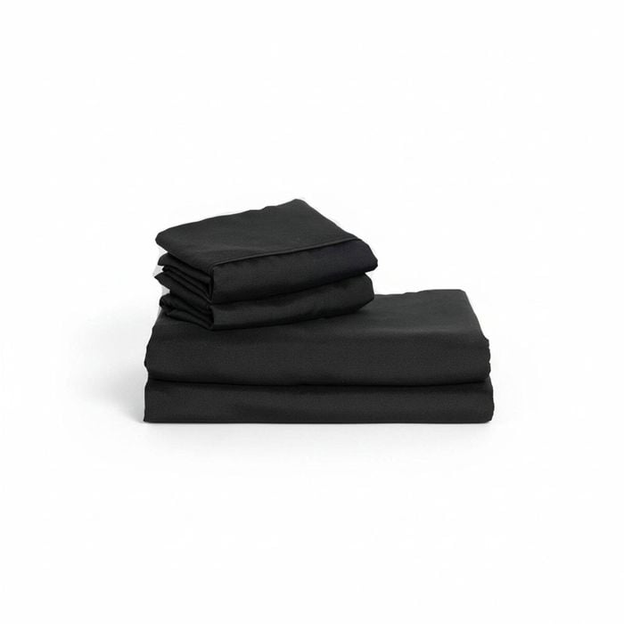 2000TC Ultra Soft King Fitted Sheet Set with Deep Pocket & Pillow Cases