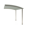 Exterior Life 6.0m Miami Curved Surfmist/Woodland Grey Pergola